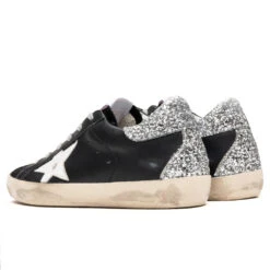 Golden Goose Women's Super-Star Sneakers - Black/White/Silver -Feature Clothing Golden Goose Women s Superstar Black White Silver GWF00102.F000716.90220 12 12 2020 01 3