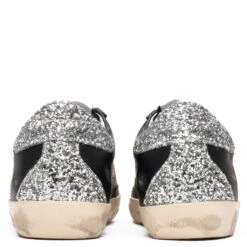 Golden Goose Women's Super-Star Sneakers - Black/White/Silver -Feature Clothing Golden Goose Women s Superstar Black White Silver GWF00102.F000716.90220 12 12 2020 01 4