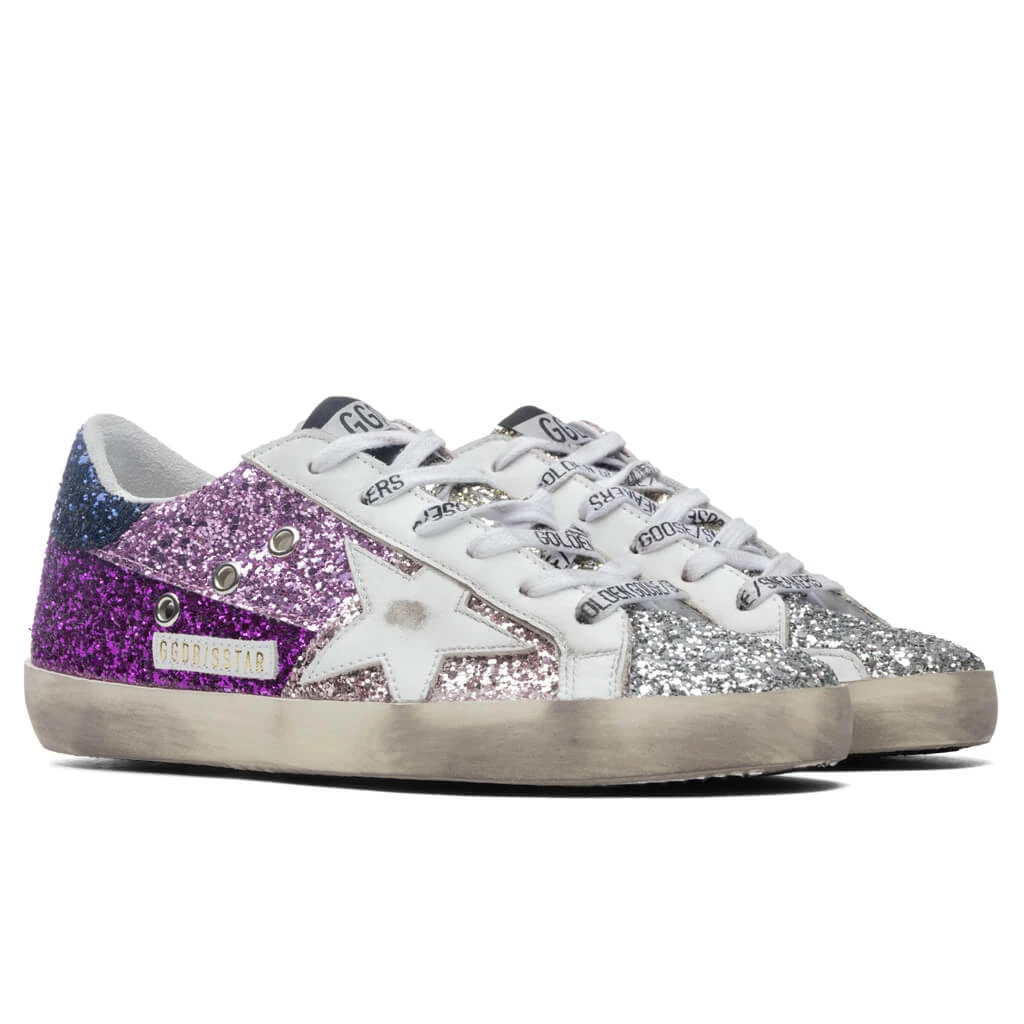 Golden Goose Women's Super-Star Sneakers - Violet Dirty Pink Lavender/White 4 Golden Goose Women's Super-Star Sneakers - Violet Dirty Pink Lavender/White - Image 2