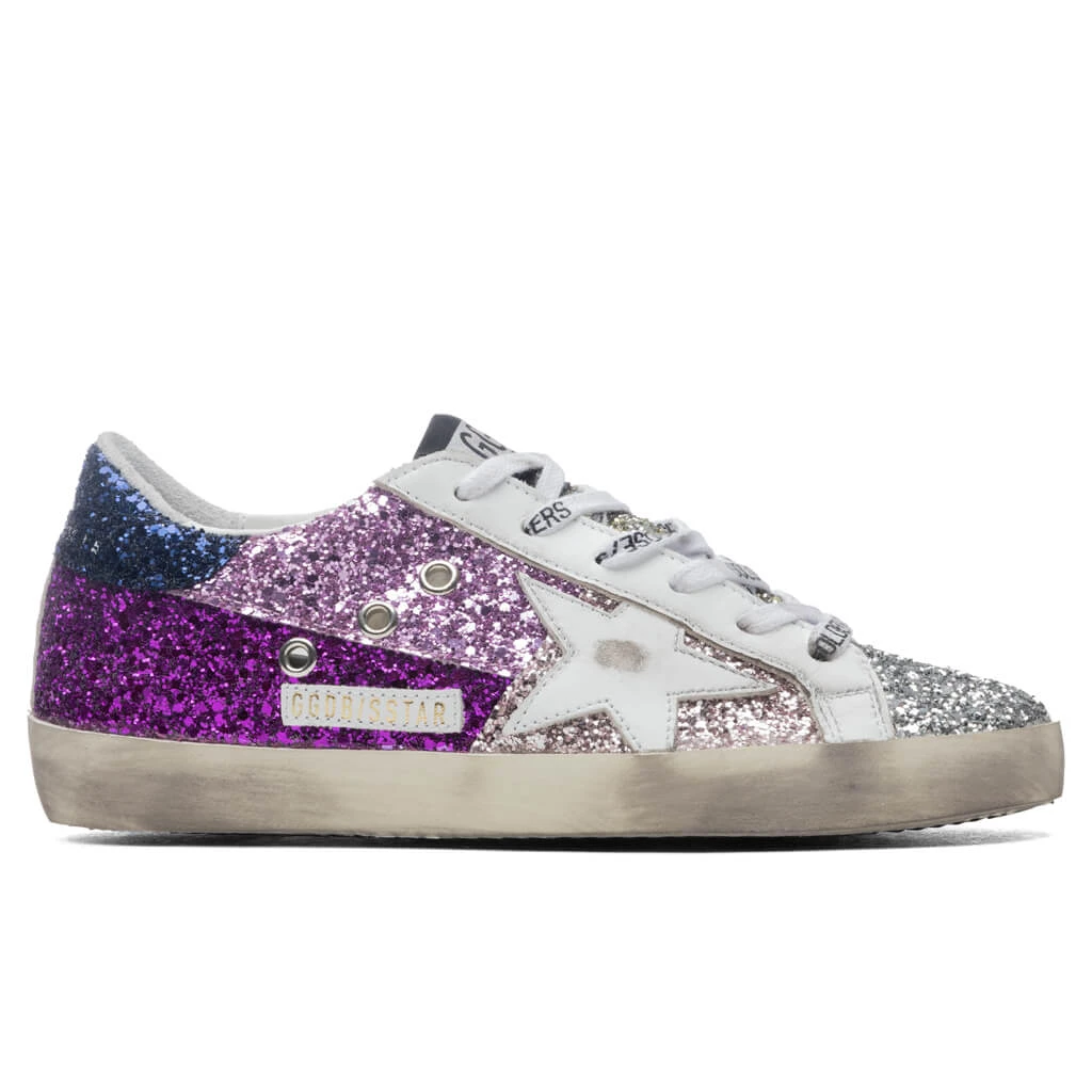 Golden Goose Women's Super-Star Sneakers - Violet Dirty Pink Lavender/White 3 Golden Goose Women's Super-Star Sneakers - Violet Dirty Pink Lavender/White