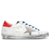 Golden Goose Women's Super-Star Sneakers - White/Ice/Red -Feature Clothing Golden Goose Women s Superstar White Ice Red GWF00101.F000229.10218 10 28 2020 01
