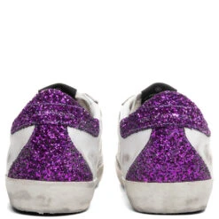 Golden Goose Women's Super-Star Sneakers - White/Ice/Silver/Purple 9 Golden Goose Women's Super-Star Sneakers - White/Ice/Silver/Purple -Feature Clothing Golden Goose Women s Superstar White Ice Silver Purple GWF00102.F000251.10256 02 02 2021 01 4