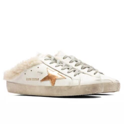 Golden Goose Women's Super Star Sabot - White/Chocolate Brown/Beige 7 Golden Goose Women's Super Star Sabot - White/Chocolate Brown/Beige -Feature Clothing Golden Goose Womens Super Star Sabot White Chocolate Brown Beige GWF00110.F003350.11228 12 16 22 S NF Feature 8