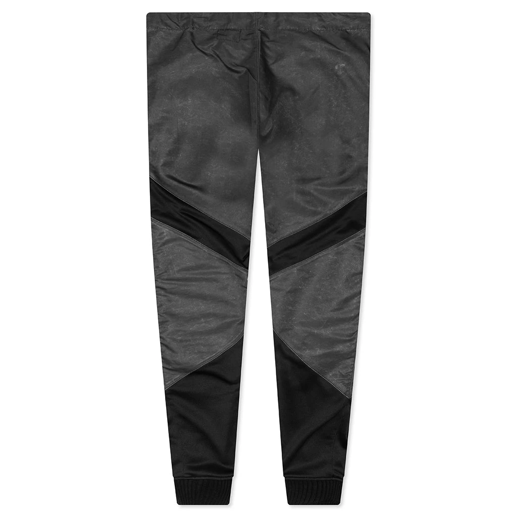 Washed Satin 50/50 Long Slim Pant - Black 4 Washed Satin 50/50 Long Slim Pant - Black - Image 2