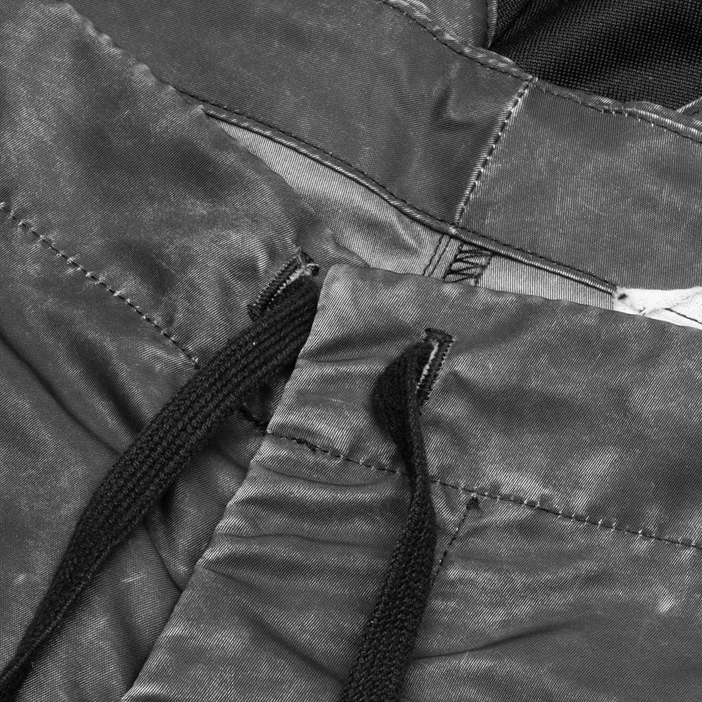 Washed Satin 50/50 Long Slim Pant - Black 5 Washed Satin 50/50 Long Slim Pant - Black - Image 3