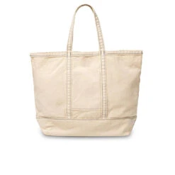 Garment Dyed Tote Bag - White -Feature Clothing HM27GD037 Garment Dyed Tote Bag White 05 02 24 Feature VR 6