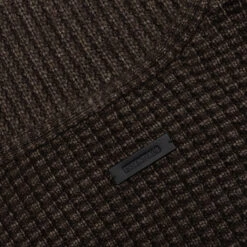 Heavy Waffle Cardigan - Brown 9 Heavy Waffle Cardigan - Brown -Feature Clothing Heavy Waffle Cardigan Brown 192HO246205F 01 16 25 Feature VR 6