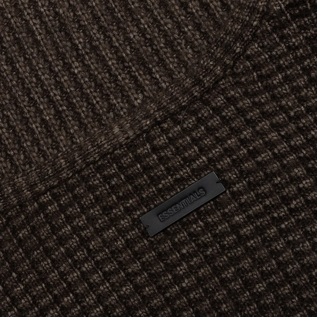 Heavy Waffle Cardigan - Brown 6 Heavy Waffle Cardigan - Brown - Image 4