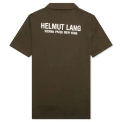 Helmut Lang Polo Tee - Hunter Sage -Feature Clothing Helmut Lang Polo Tee Hunter Sage K10DM506 ZRN 04 04 2021 01 6