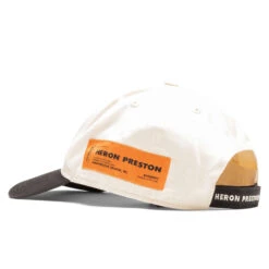 Heron Logo Hat - Off White/Red -Feature Clothing Heron Preston Heron Logo Hat Off White Red HMLB001F22FAB0030325 12 11 22 Feature JM 7