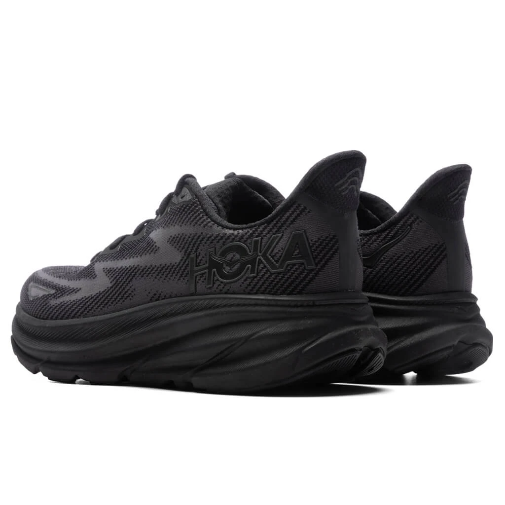 Hoka Clifton 9 - Black/Black 5 Hoka Clifton 9 - Black/Black - Image 3