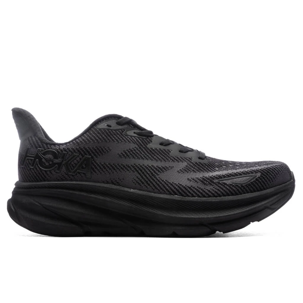 Hoka Clifton 9 - Black/Black 3 Hoka Clifton 9 - Black/Black