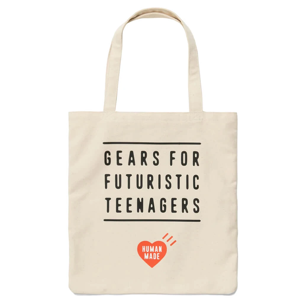 Book Tote - White 4 Book Tote - White - Image 2