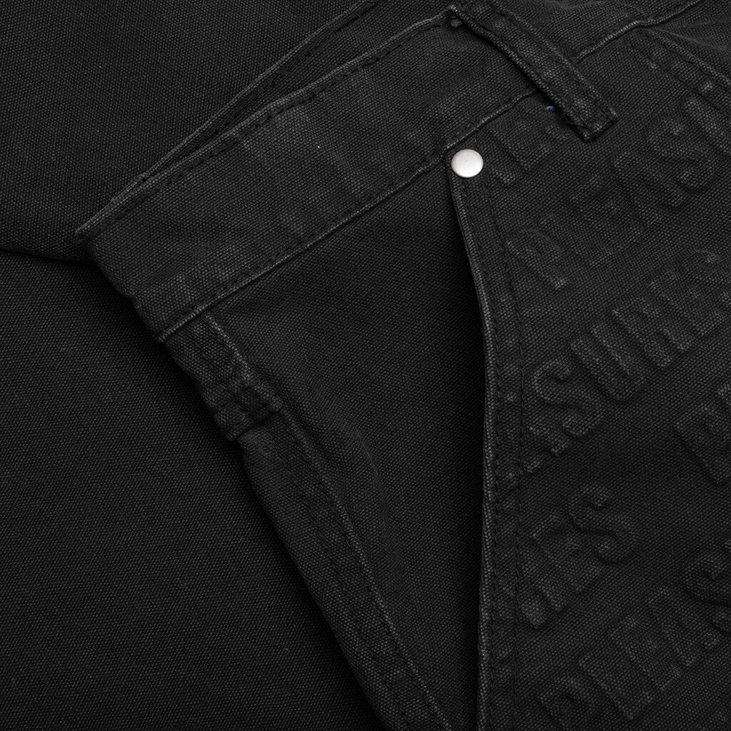 Pleasures Impact Double Knee Pants - Black 6 Pleasures Impact Double Knee Pants - Black - Image 4