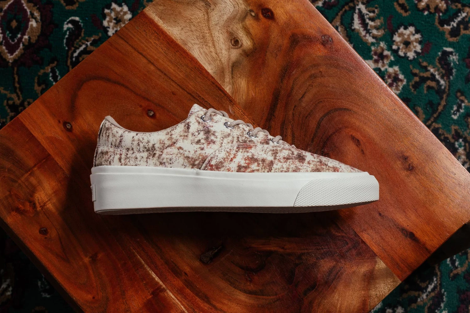 Converse X John Elliott Skid Grip Ox - Antique White/Brown 8 Converse X John Elliott Skid Grip Ox - Antique White/Brown - Image 6