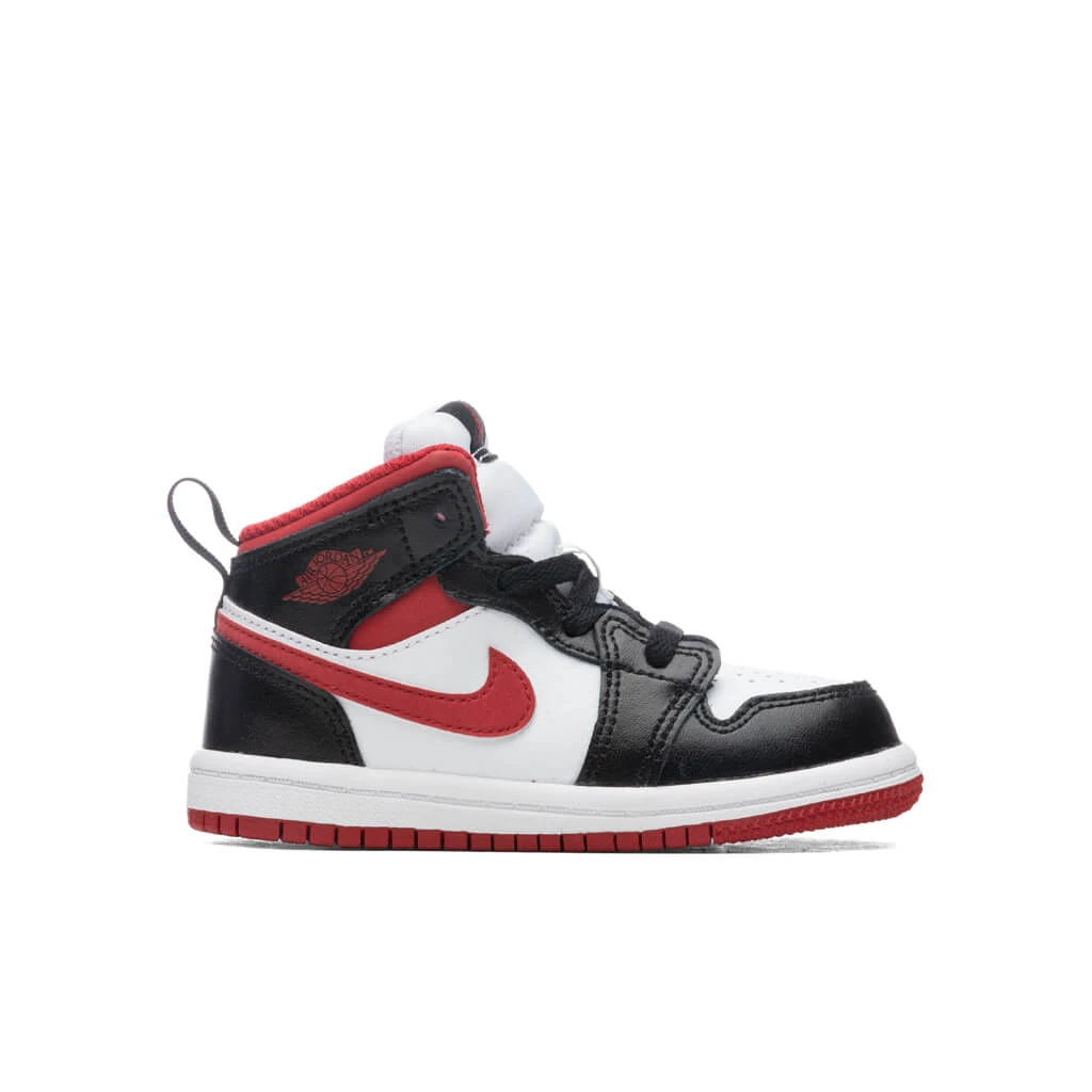 Jordan 1 Mid (TD) - White/Gym Red 3 Jordan 1 Mid (TD) - White/Gym Red