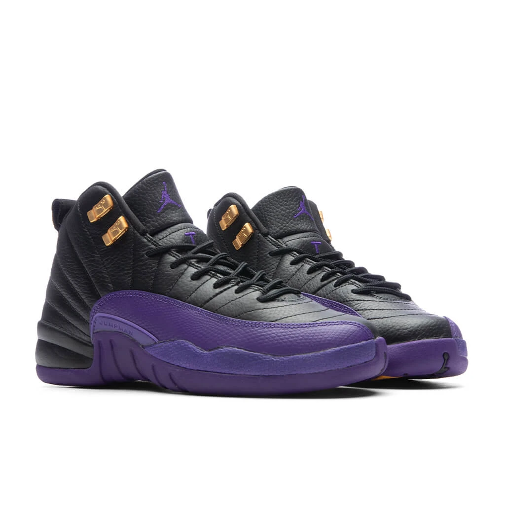 Jordan 12 Retro (GS) - Black/Field Purple/Metallic Gold 4 Jordan 12 Retro (GS) - Black/Field Purple/Metallic Gold - Image 2