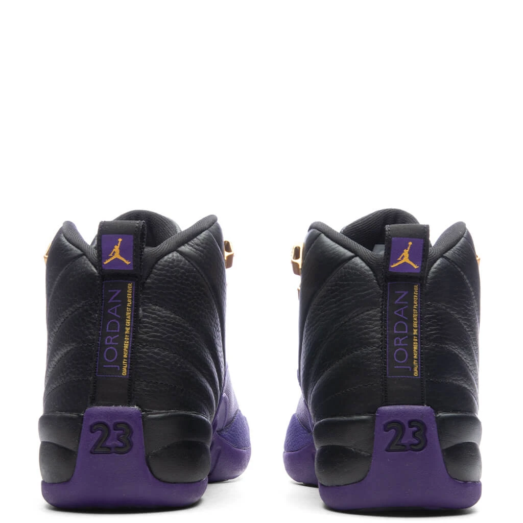 Jordan 12 Retro (GS) - Black/Field Purple/Metallic Gold 6 Jordan 12 Retro (GS) - Black/Field Purple/Metallic Gold - Image 4