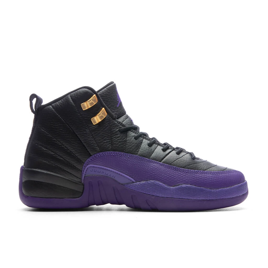Jordan 12 Retro (GS) - Black/Field Purple/Metallic Gold 3 Jordan 12 Retro (GS) - Black/Field Purple/Metallic Gold