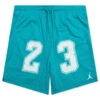 Jordan Essentials Shorts - Aquatone/White -Feature Clothing Jordan Essentials Shorts Aquatone White DX9671 483 04 01 23 Feature DV