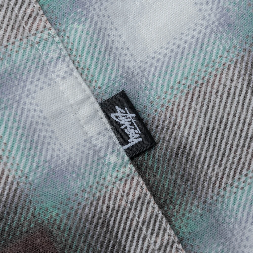 Stussy June Plaid Shirt - Bone 6 Stussy June Plaid Shirt - Bone - Image 4