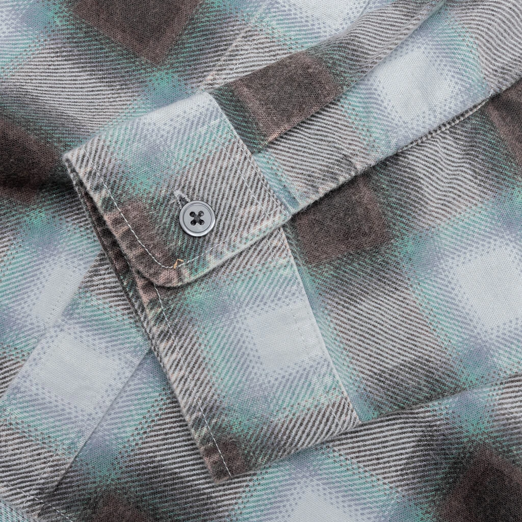 Stussy June Plaid Shirt - Bone 7 Stussy June Plaid Shirt - Bone - Image 5