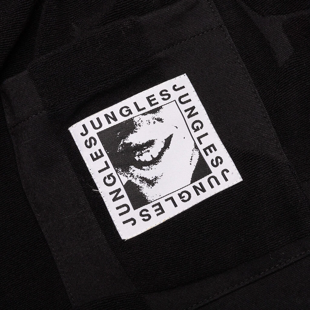 Towelling Beach Pant - Black 7 Towelling Beach Pant - Black - Image 5