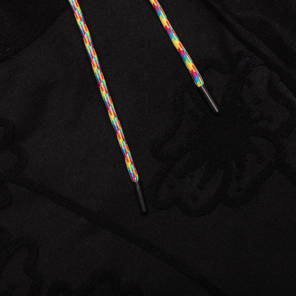 Towelling Beach Pant - Black 5 Towelling Beach Pant - Black - Image 3