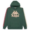 Kappa 222 Banda Hurtado 3 Hoodie - Green/Pink/Beige