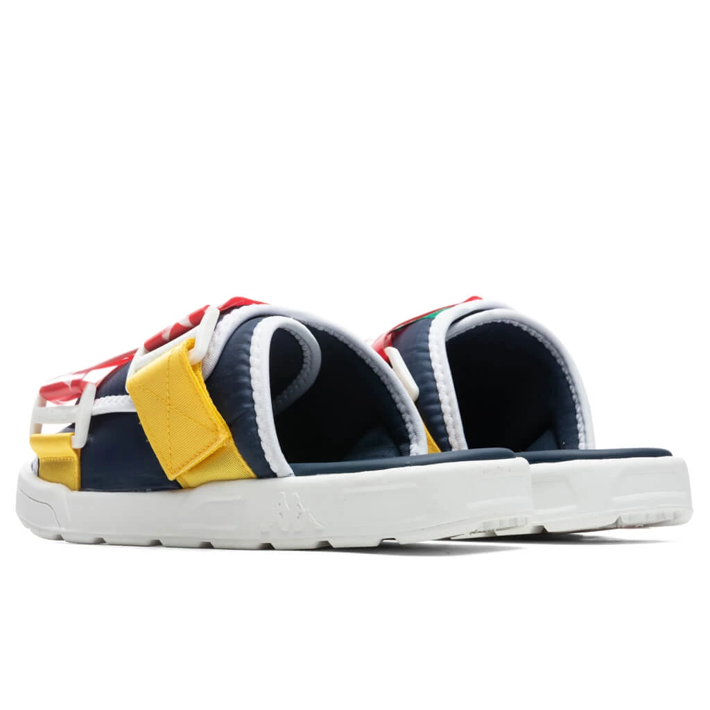 Kappa Authentic Mitel 1 Sandals - Dark Blue/Red 5 Kappa Authentic Mitel 1 Sandals - Dark Blue/Red - Image 3