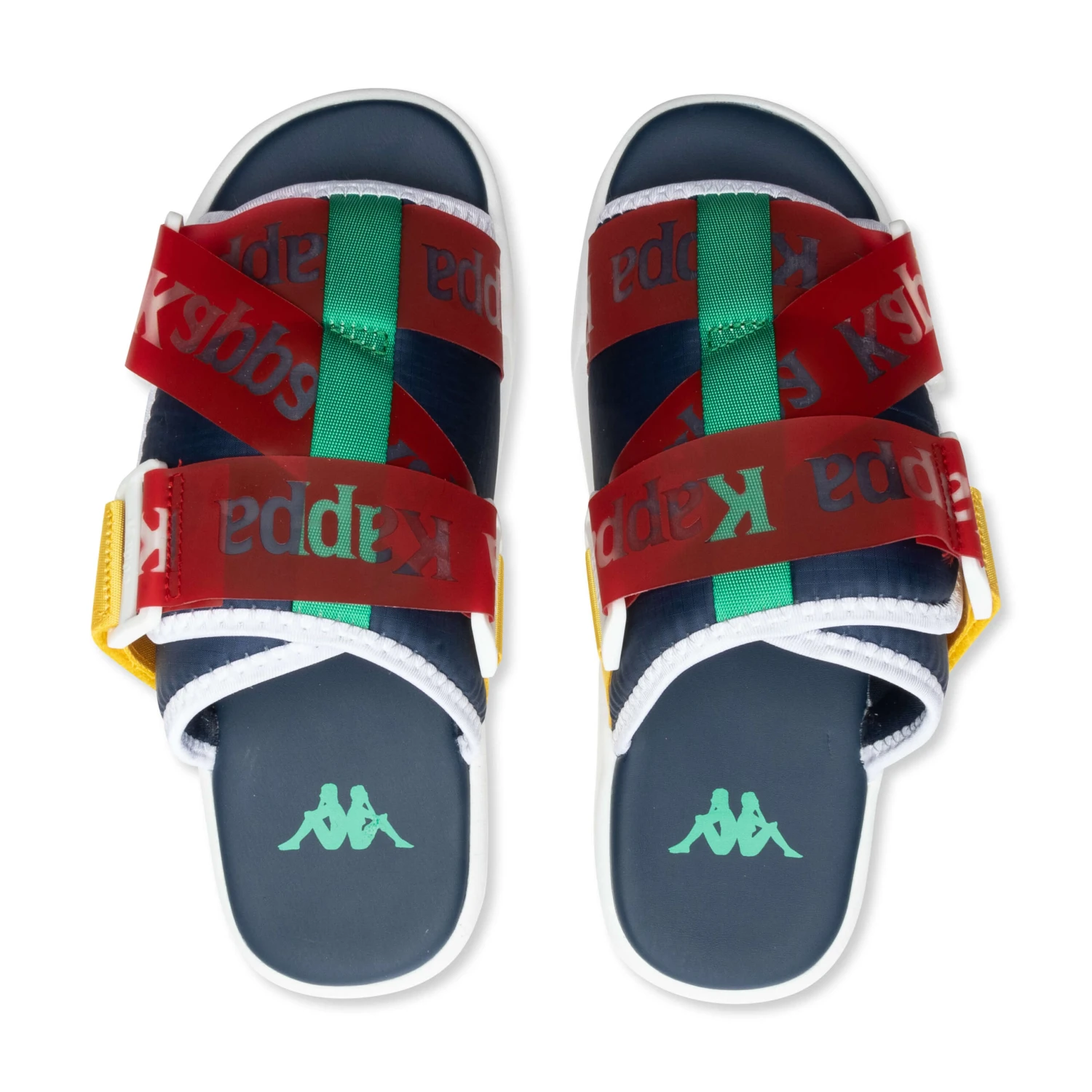 Kappa Authentic Mitel 1 Sandals - Dark Blue/Red 6 Kappa Authentic Mitel 1 Sandals - Dark Blue/Red - Image 4