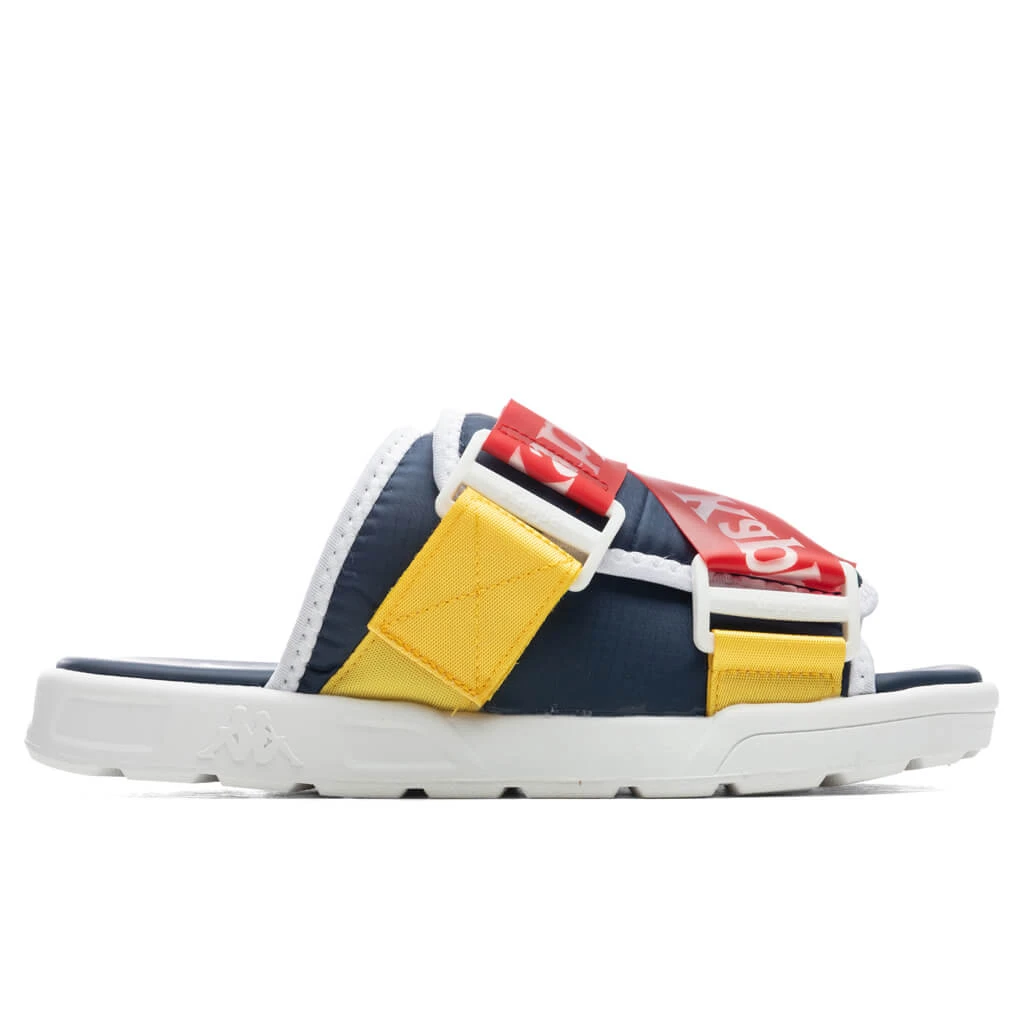 Kappa Authentic Mitel 1 Sandals - Dark Blue/Red 3 Kappa Authentic Mitel 1 Sandals - Dark Blue/Red