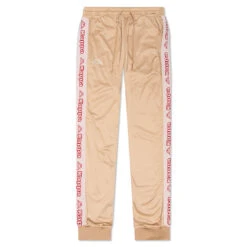 Kappa Logo Tape Alic 2 Trackpants - Beige LT/Pink LT/Red Cherry