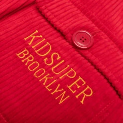 Cord Pant - Red -Feature Clothing KidSuper Cord Pant Red KSAW22 08 10 12 07 22 Feature DV 6