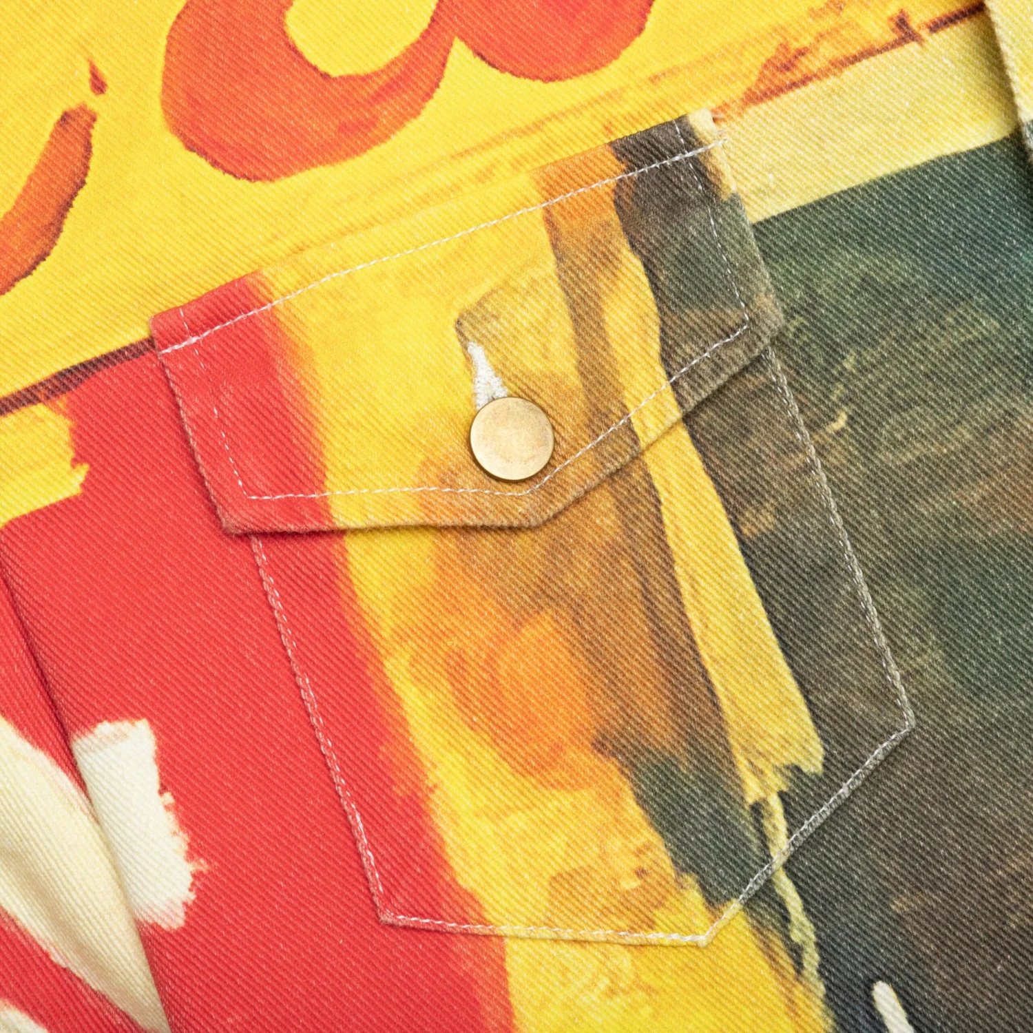 La Casa Denim Jacket - Yellow 6 La Casa Denim Jacket - Yellow - Image 4