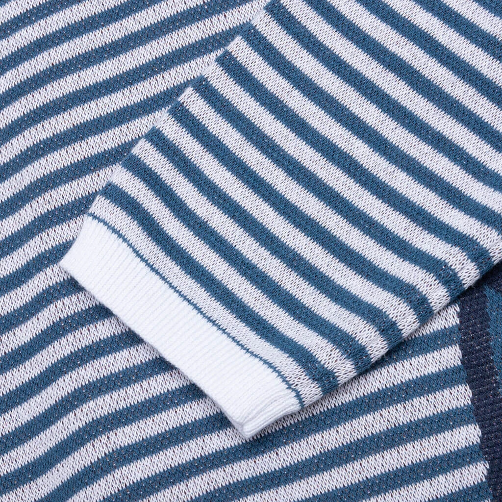 Sir Striped Knit Rugby - Blue 6 Sir Striped Knit Rugby - Blue - Image 4