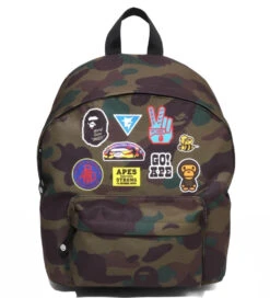 Kid's 1ST Camo Patch Print Daypack - Green