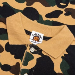 Kid's 1ST Camo Polo - Yellow -Feature Clothing Kid s 1ST Camo Polo Yellow 001POD303001X YEL 08 22 25 Feature VR 6
