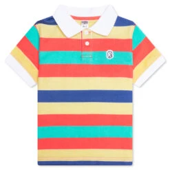Billionaire Boys Club Kids BB Space Race S/S Polo - Hot Coral