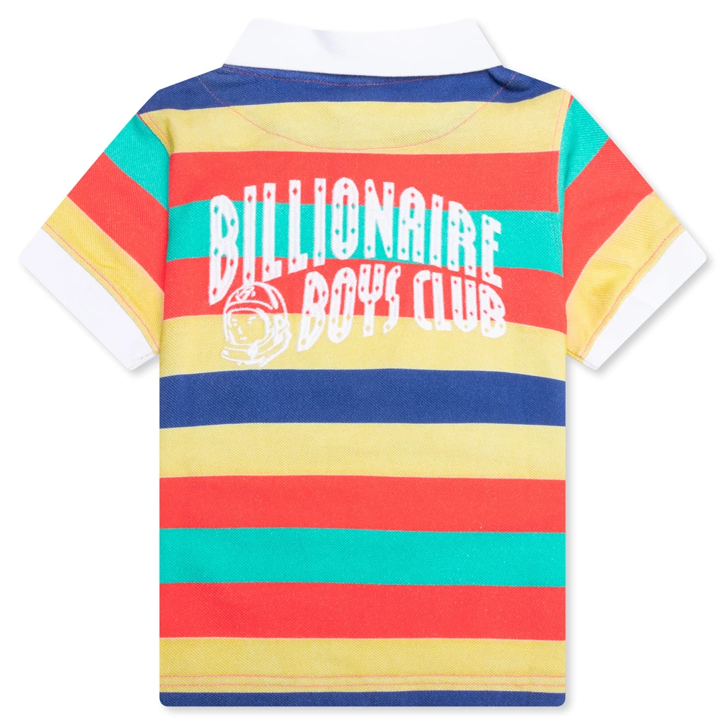 Billionaire Boys Club Kids BB Space Race S/S Polo - Hot Coral 4 Billionaire Boys Club Kids BB Space Race S/S Polo - Hot Coral - Image 2