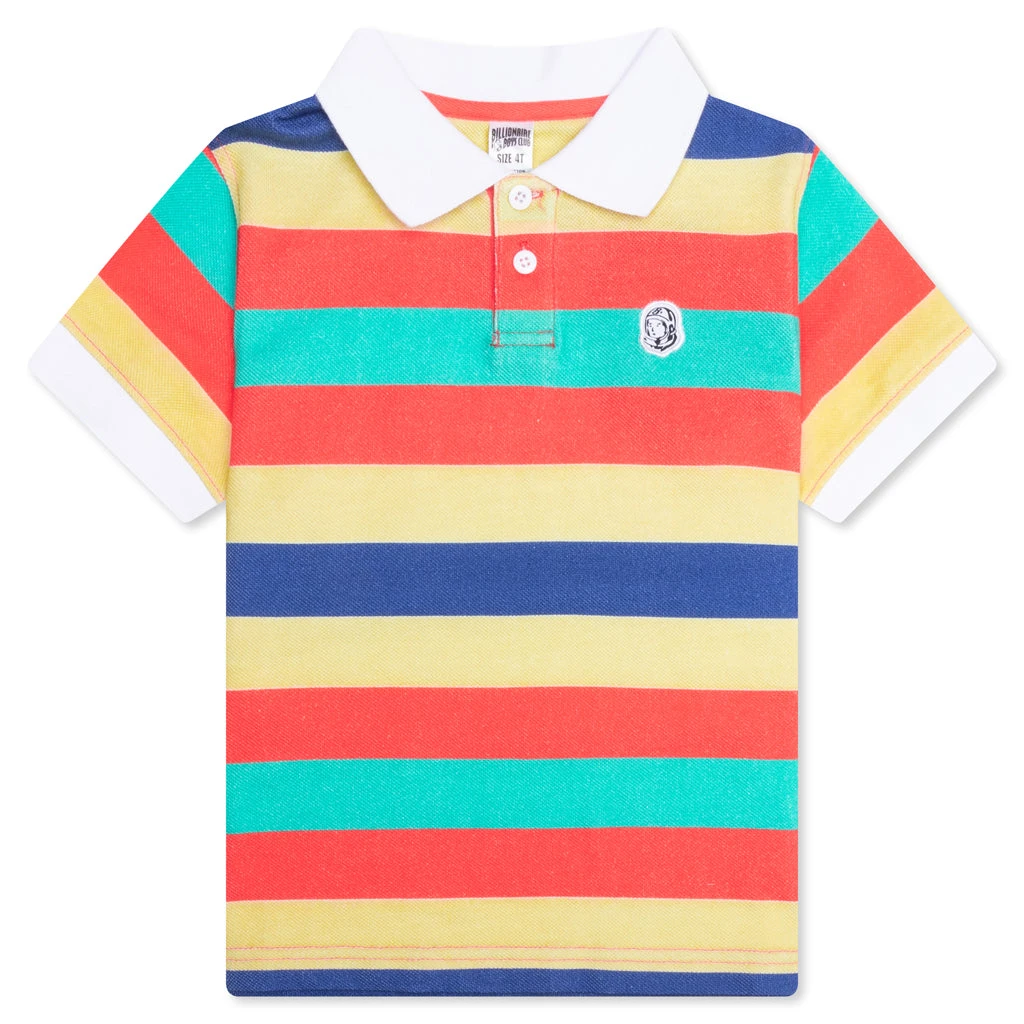 Billionaire Boys Club Kids BB Space Race S/S Polo - Hot Coral 3 Billionaire Boys Club Kids BB Space Race S/S Polo - Hot Coral