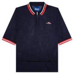 Mesh Polo - Navy