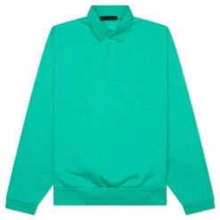 L/S Polo - Mint Leaf