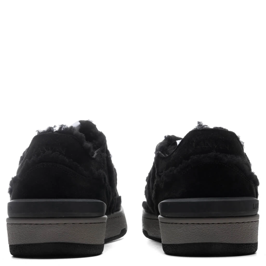 Lanvin Clay Low Top Sneakers - Anthracite/Black 6 Lanvin Clay Low Top Sneakers - Anthracite/Black - Image 4