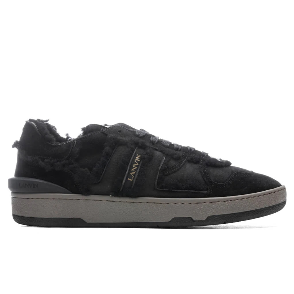 Lanvin Clay Low Top Sneakers - Anthracite/Black 3 Lanvin Clay Low Top Sneakers - Anthracite/Black
