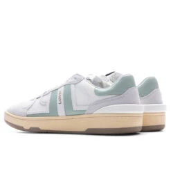 Lanvin Clay Low Top - White/Sage -Feature Clothing Lanvin Clay Low Top White Sage FM SKDK00 NASH P23 B042 05 07 23 Feature VR 4