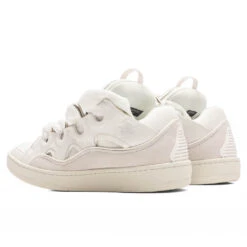 Lanvin Curb Sneakers - White/White -Feature Clothing Lanvin Curb Sneakers White White FM SKRK11 DRAG H22 0000 11 07 22 Feature NF 3