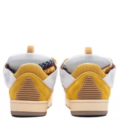 Lanvin Curb Sneakers - White/Yellow -Feature Clothing Lanvin Curb Sneakers White Yellow FM SKRK11 DRAG H22 0080 11 07 22 Feature NF 4
