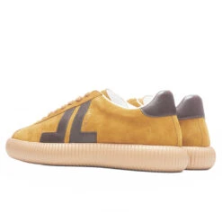 Lanvin Glen Leather & Suede Low Top Sneaker - Mustard -Feature Clothing Lanvin Glen Leather Suede Low Top Sneaker Mustard FM SKLS00 SUNA H21 08 22 22 Feature JORDAN 3