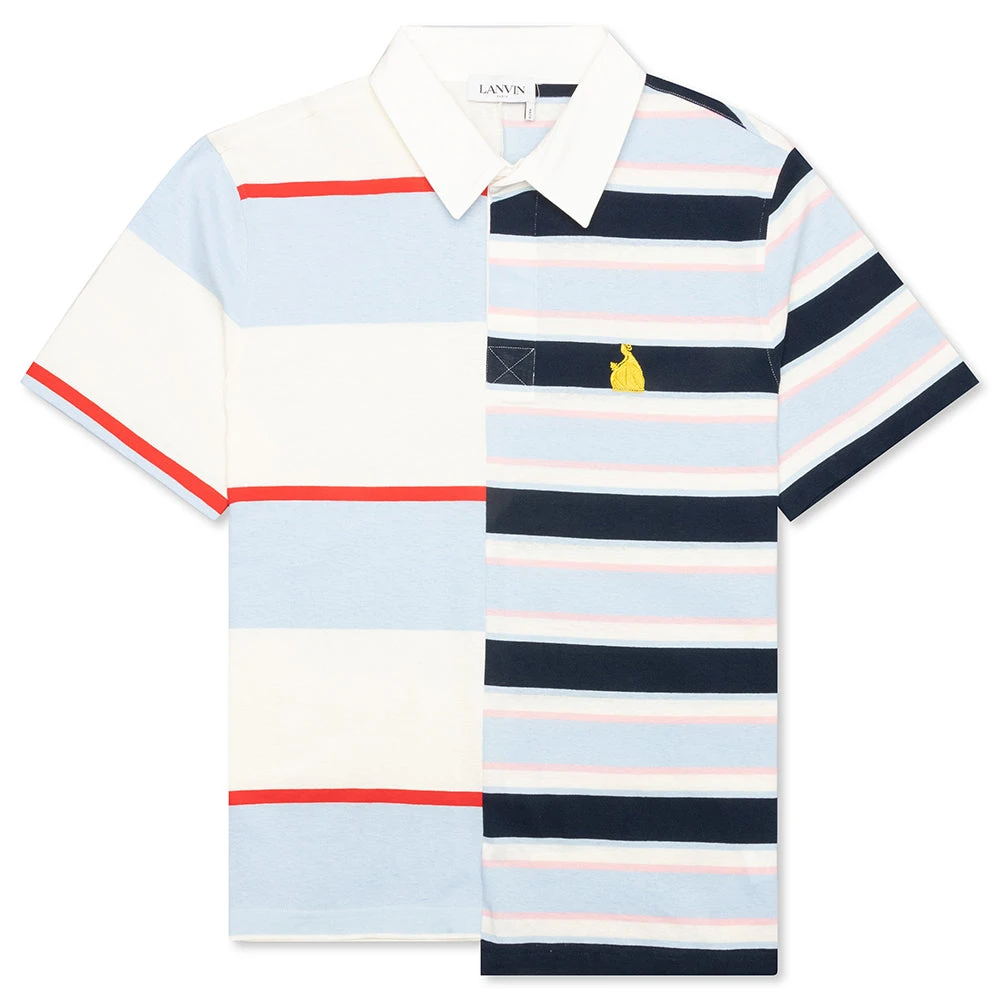 Lanvin Patchwork S/S Polo - Multi 3 Lanvin Patchwork S/S Polo - Multi